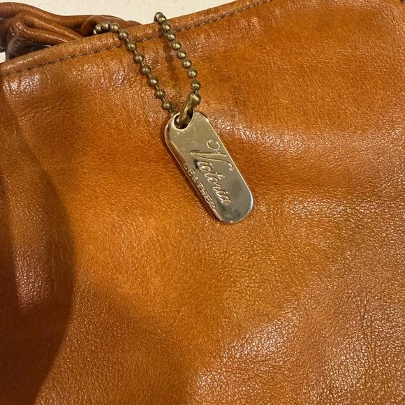 Victoria Leather Co Leather Crossbody Bag Brown Made in USA Vintage Style - Picture 6 of 6
